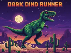 Gêm Dark Dino Runner ar-lein