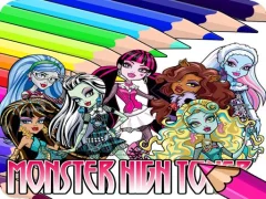 Gêm Coloring Book for Monster High ar-lein