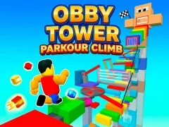 Gêm Obby Tower Parkour Climb ar-lein