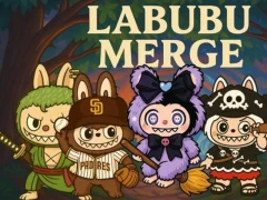 Gêm Labubu Merge ar-lein
