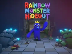 Gêm Rainbow Monster Hideout 3D ar-lein