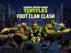 Gêm Teenage Mutant Ninja Turtles Foot Clan Clash ar-lein