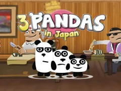 Gêm 3 Pandas In Japan HTML5 ar-lein