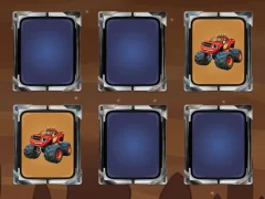 Gêm Monster Trucks Memory ar-lein