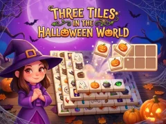 Gêm The Three Tiles in the Halloween World ar-lein