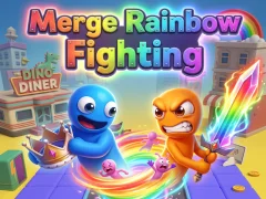 Gêm Merge Rainbow Fighting ar-lein