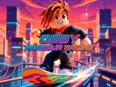 Gêm Obby Parkour Racing ar-lein