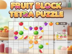 Gêm Fruit Block Tetra Puzzle ar-lein