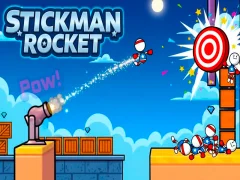 Gêm Stickman Rocket ar-lein