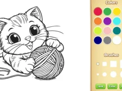 Gêm Cat Coloring Book ar-lein