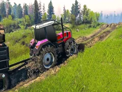 Gêm Real Chain Tractor Towing Train Simulator ar-lein