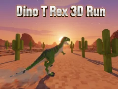 Gêm Dino T Rex 3D Run ar-lein