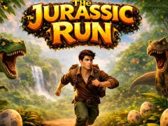 Gêm The Jurassic Run ar-lein