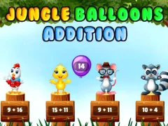 Gêm Jungle Balloons Addition ar-lein