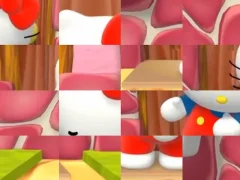 Gêm Hello Kitty Video Puzzle ar-lein
