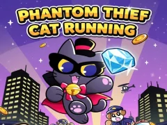 Gêm Phantom thief Cat Running ar-lein