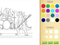 Gêm Dinosaur Coloring Book For Kids ar-lein