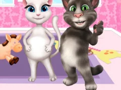 Gêm Preganat Kitty Room Decor ar-lein