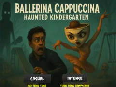 Gêm Ballerina Cappuccina Haunted Kindergarten ar-lein