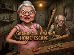 Gêm Grandpa And Granny Home Escape ar-lein