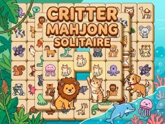 Gêm Critter Mahjong Solitaire ar-lein