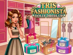 Gêm Tris Fashionista Dolly Dress Up ar-lein