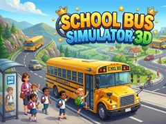 Gêm School Bus Simulator 3D ar-lein