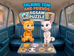 Gêm Talking Tom and Friends Jigsaw Puzzle ar-lein