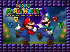 Gêm Super Mario World Legend of the Four Keys ar-lein