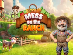 Gêm Mess on the Ranch ar-lein