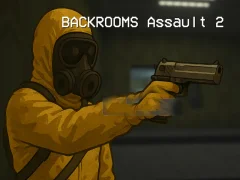 Gêm Backrooms Assault 2 ar-lein