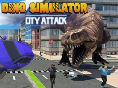 Gêm Dino Simulator City Attack ar-lein