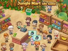 Gêm Jungle Mart idle game ar-lein
