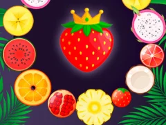 Gêm Fruit King Merge ar-lein