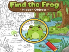 Gêm Find the Frog Hidden Objects ar-lein