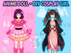 Gêm Anime Doll - DIY Cosplay Girl ar-lein