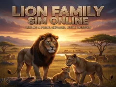 Gêm Lion Family Sim Online ar-lein
