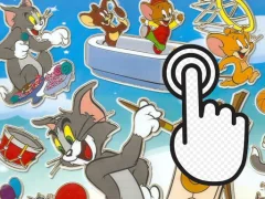 Gêm Tom'n'Jerry Clicker ar-lein