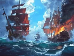 Gêm Pirate Ships: Build and Fight ar-lein
