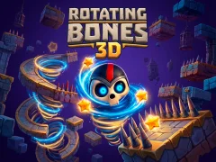 Gêm Rotating Bones 3D ar-lein