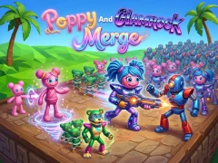 Gêm Poppy And Glamrock Merge ar-lein
