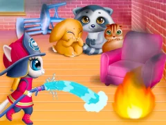 Gêm Kitty City Heroes ar-lein