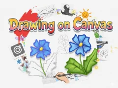 Gêm Drawing on Canvas ar-lein