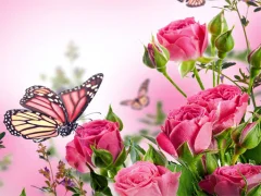 Gêm Butterflies Puzzle ar-lein
