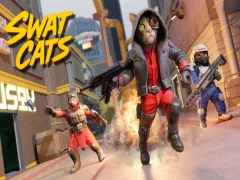 Gêm SWAT Cats Shooter ar-lein