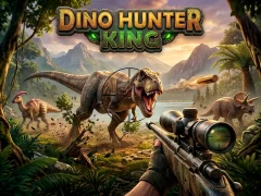 Gêm Dino Hunter King ar-lein