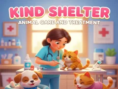 Gêm Kind Shelter  Animal Care and Treatment ar-lein