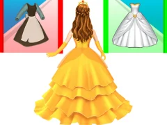 Gêm Princess Dress Up Run ar-lein
