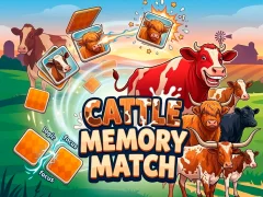 Gêm Cattle Memory Match ar-lein