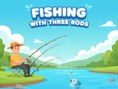 Gêm Fishing With Three Rods ar-lein